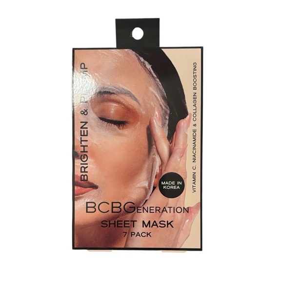 BCBGeneration Other - BCBGeneration | Box of 7 Sheet Masks Brighten & Plump Made in Korea Collagen NWT